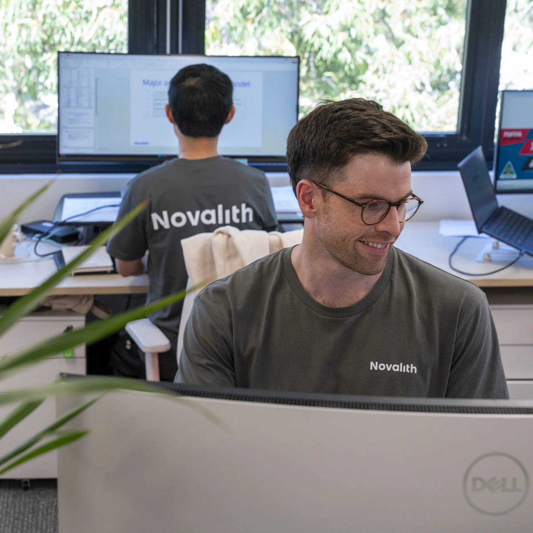 Novalith engineers at work in the Sydney office